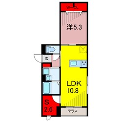 グラナーデ六町Ⅱの物件間取画像